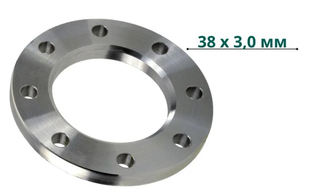 Изображение Продукта Флянец AISI 201 Steel, чёрный
